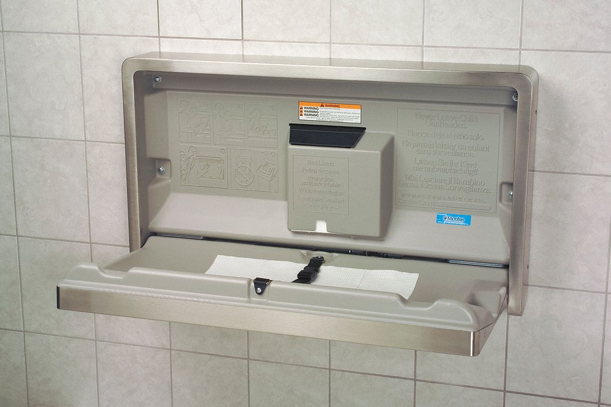 Baby Changing Station, Horizontal, SS