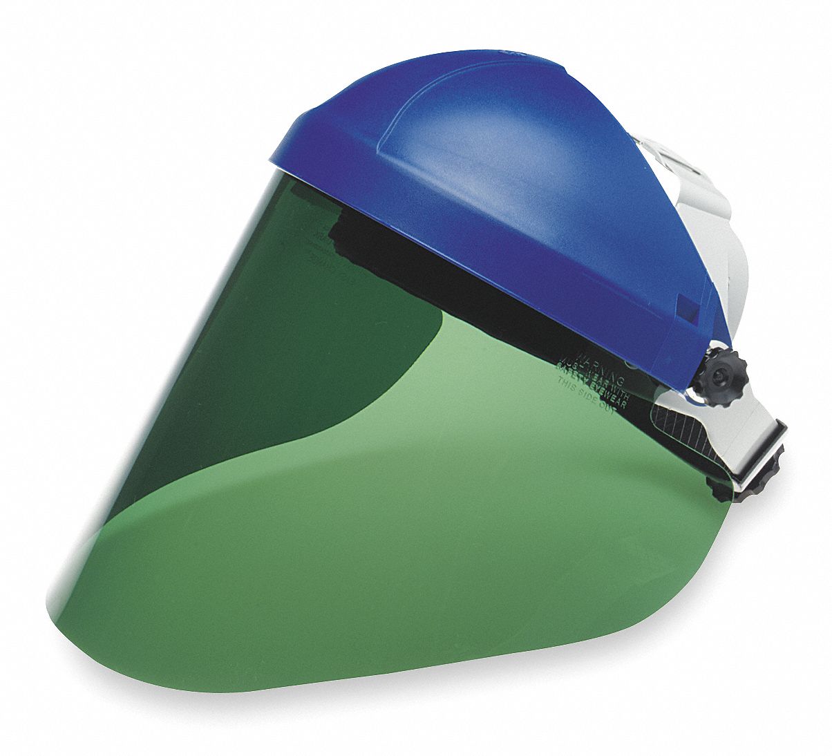 Faceshield Visor, Plycrb, DkGrn, 9x18-1/4in