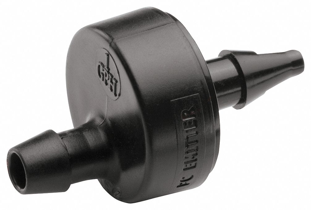 Spot Watering Emitters, Blk, Plastic, PK10