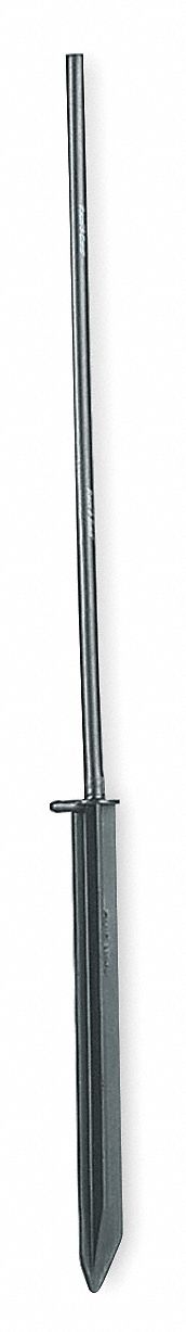 Riser Stake, Black, Vinyl