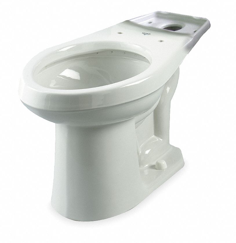 Gravity Flush Toilet Bowl, 1.6 GPF