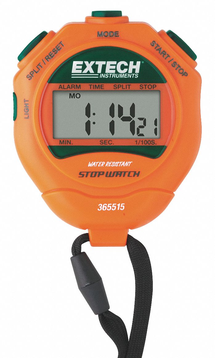 Digital Stopwatch, Backlit LCD