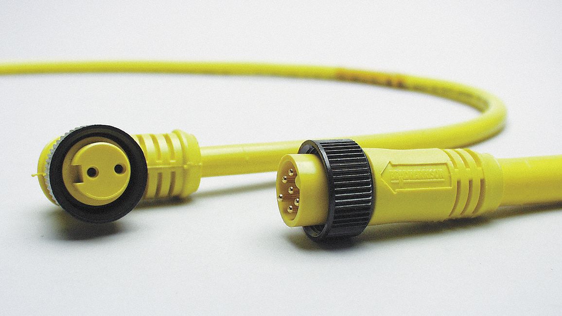 Cord Set, Female, Straight, 2 Pole, 6 Ft