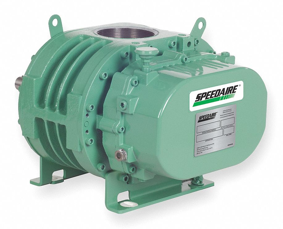 Blower/Vacuum Pump, 0.14 cu ft/Rev