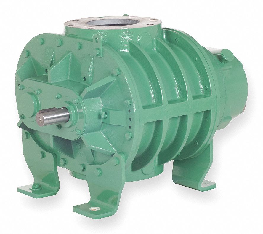 Blower/Vacuum Pump, 0.383 cu ft/Rev