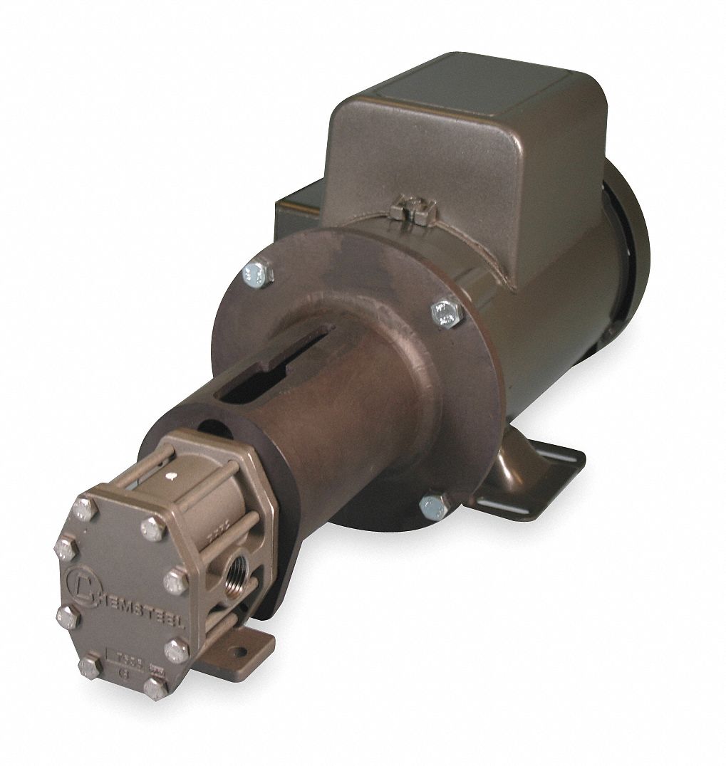 Rotary Gear Pump, 3/4 HP, 1 Phase