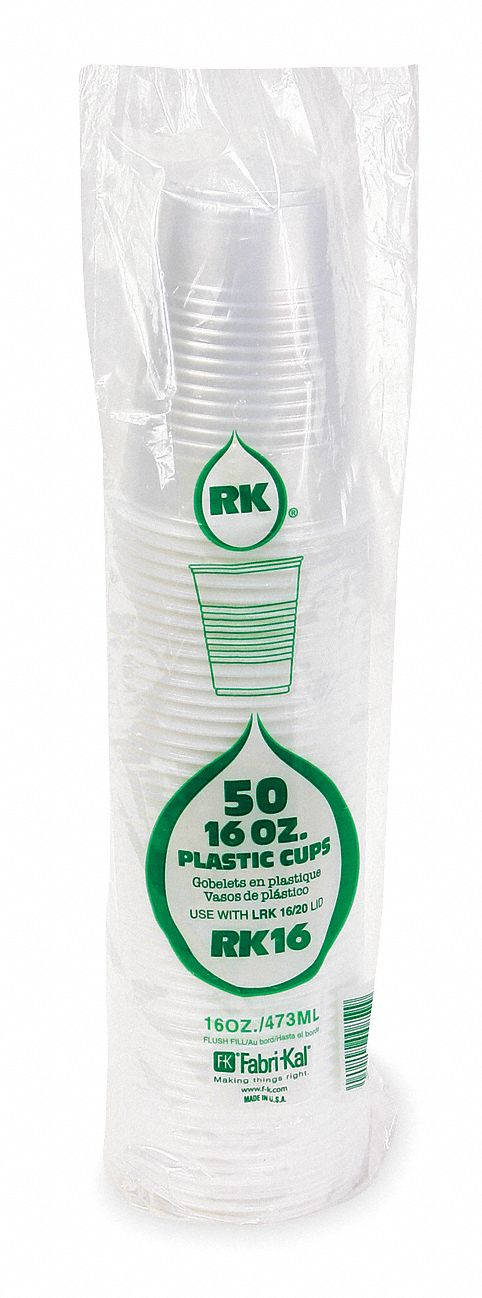 Cold Cup, 12 Oz, Clear, PK1000