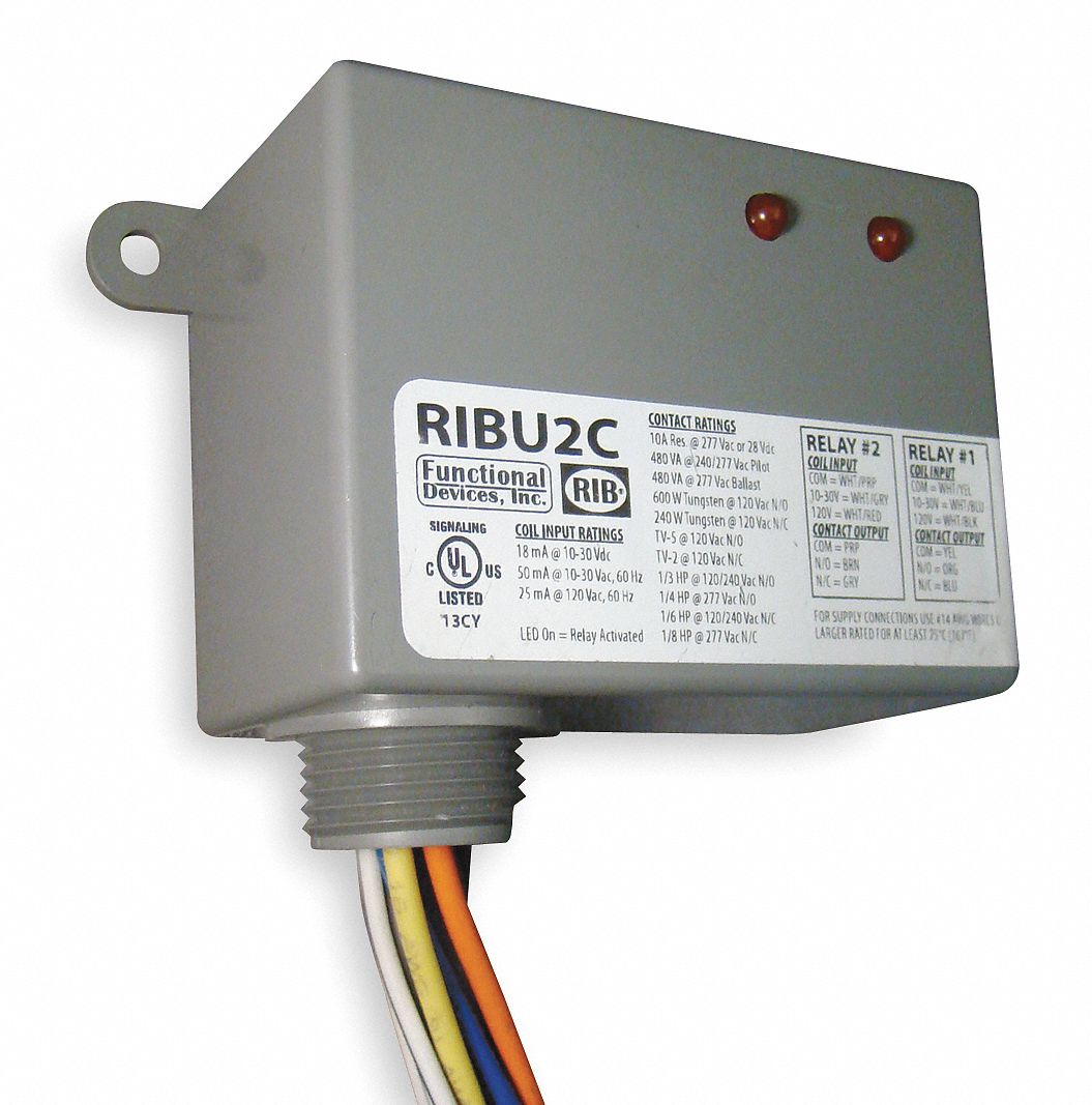 Enclosed Pre Wired Relay, Pilot Duty