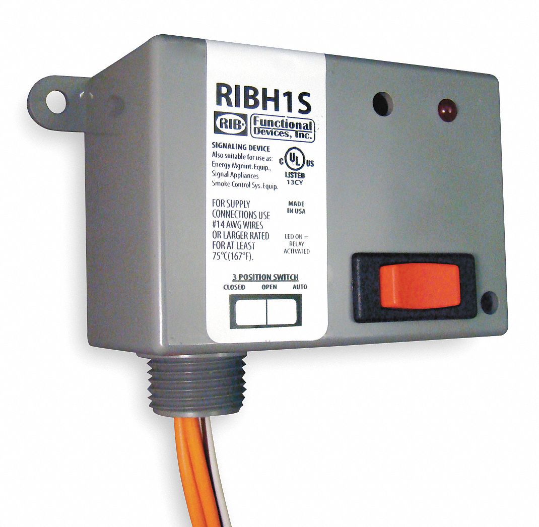 Enclosed Pre Wired Relay, Pilot Duty