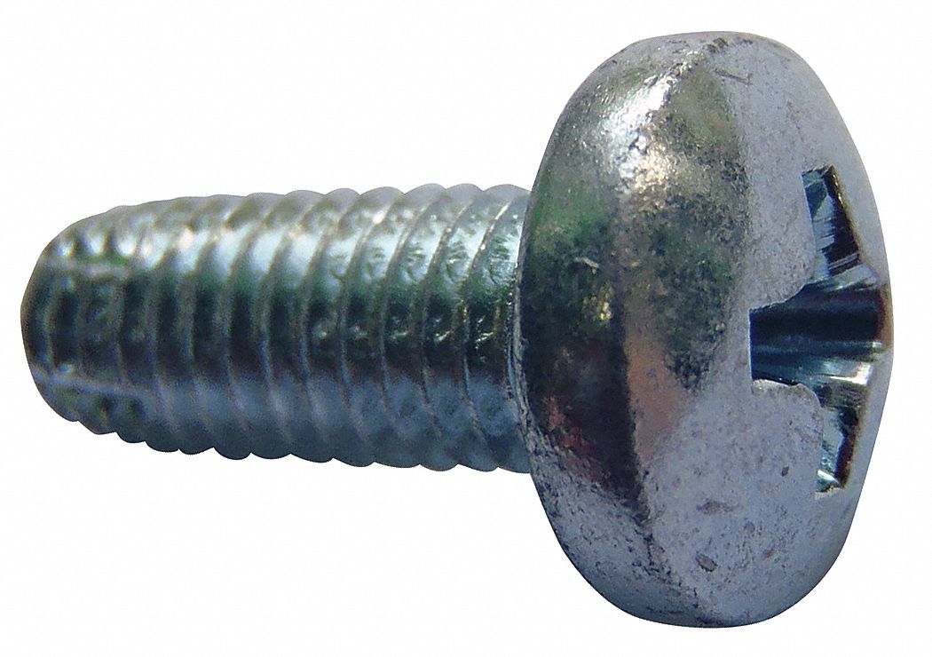 Mach Screw, Rnd, 8-32 x 1/2 L, PK 100