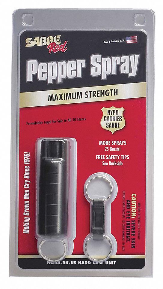Pepper Spray, Key Ring, Pink, .54 oz