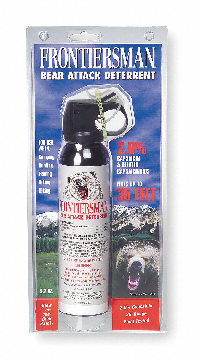 Pepper Spray, Bear Deterrent, 9.2 oz