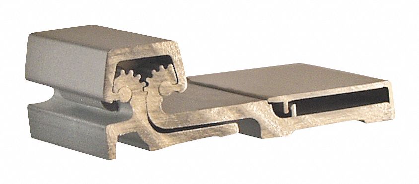 Continuous Geared Hinge, L 83 In, Aluminum