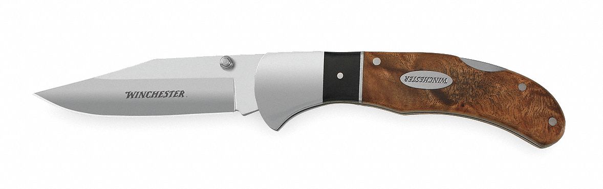 Lock-back Knife w/Sheath, 3 1/4 In