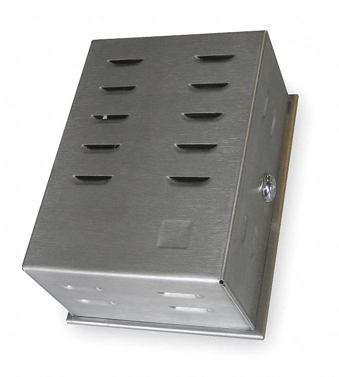 Thermostat Guard, H 8 7/16, Ring Base