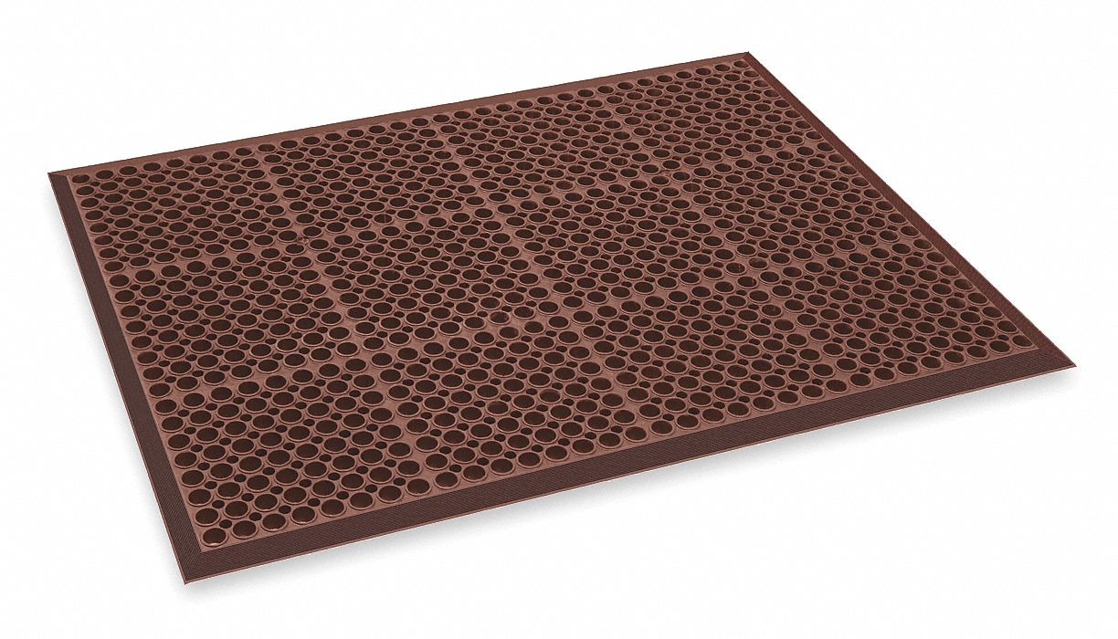 Kitchen Mat, Size 39 x 29 In, Red