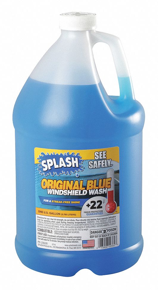 Windshield Wash Cleaner, 1 Gal, 22 F