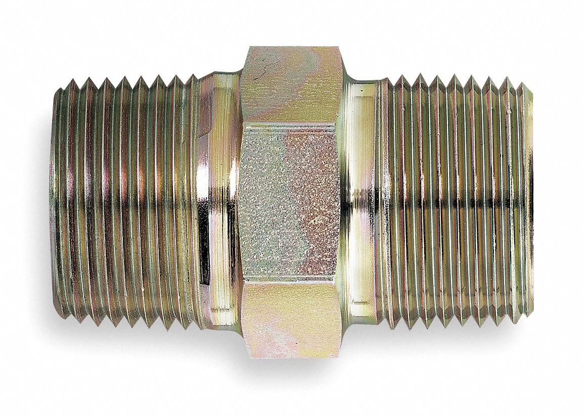 Hose Adapter, MNPT, Hex Nipple