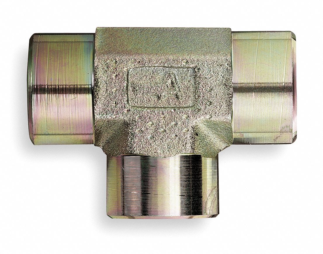Hose Adapter, Female NPT, NPT Tee
