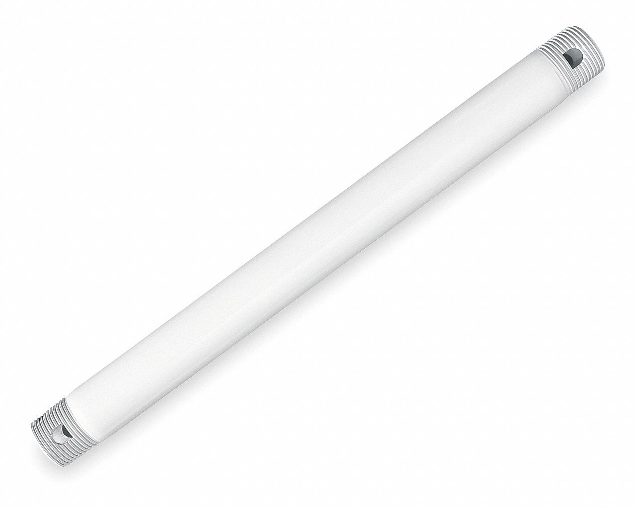 Ceiling Fan Downrod, 24 In. L, White