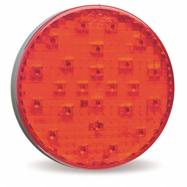 Strobe, Red, 4 In Mounting Grommet, LED