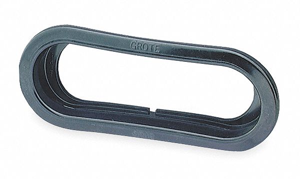 Grommet, Opened Back, 2 1/2 In W, PVC
