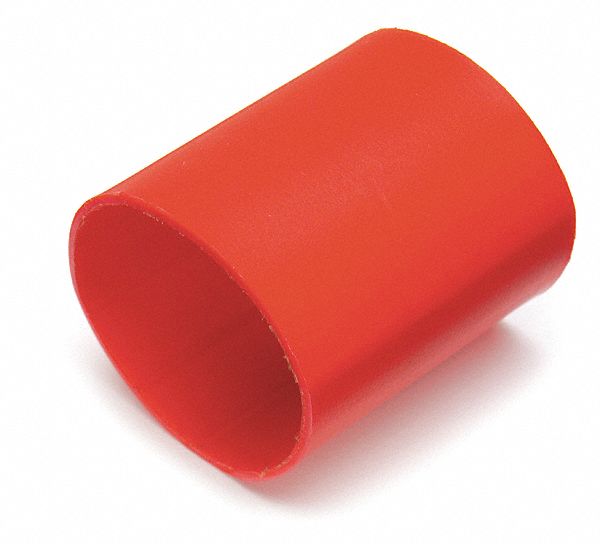 Heat Shrink Tubing, 1/2 In, Red, Pk10