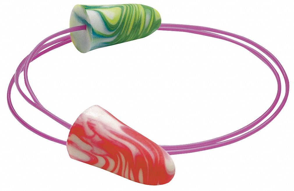 Ear Plugs, 33dB, Corded, Univ, PK100