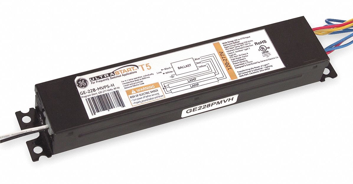 Electronic Ballast, T5 Lamps, 108 to 305V