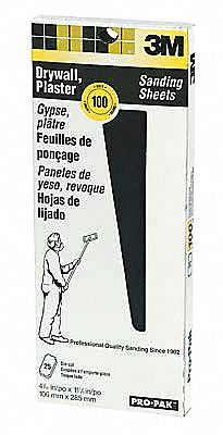 Sanding Sheet, 11-1/4x4-3/16, 80G, PK250