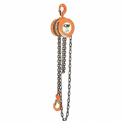 CM Series 622 Hand Chain Hoist, 1/2 Ton