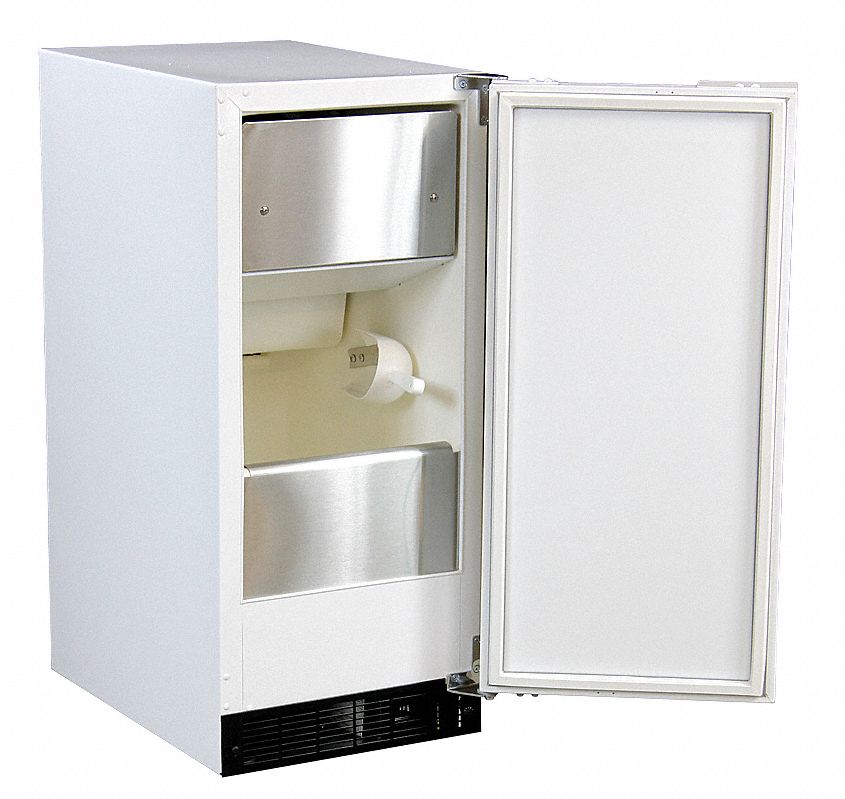 Clear Ice Machine, 35 Lbs Per Day, White