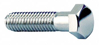 Hex Cap Screw, Chr, 1/4-20 x 5/8, PK5