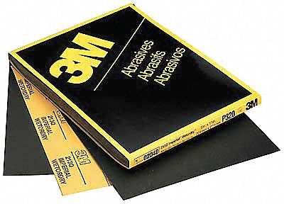 Sanding Sheet, 11x9 In, P500 G, AlO, PK250