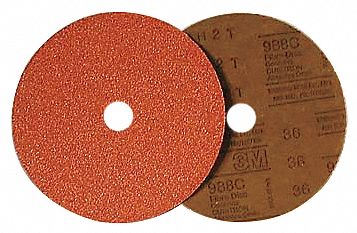 Arbor Mt Sanding  Disc, 5x7/8, 60G, PK100