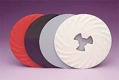 Disc Pad Ribbed Face Plate, 5 In Dia, PK10