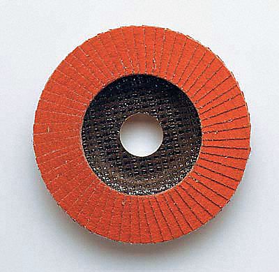 Arbor Mnt Flap Disc, 4-1/2in, 60, Crs, PK10