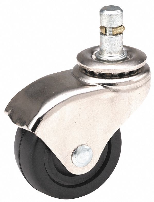 Swivel Stem Cstr w/Hood, 2 In, 75 lb, Rub