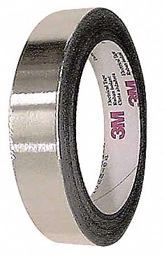 EMI Shielding Tape, 2 x 54 ft, Silver, PK 5