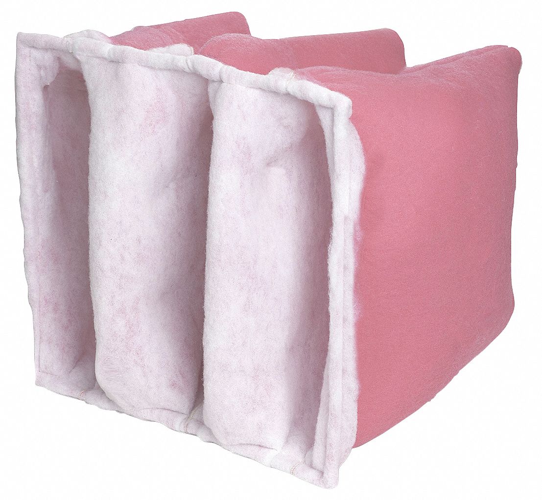 Vl090 Cube Filter, 3 Pockets, 20x20x15 in.