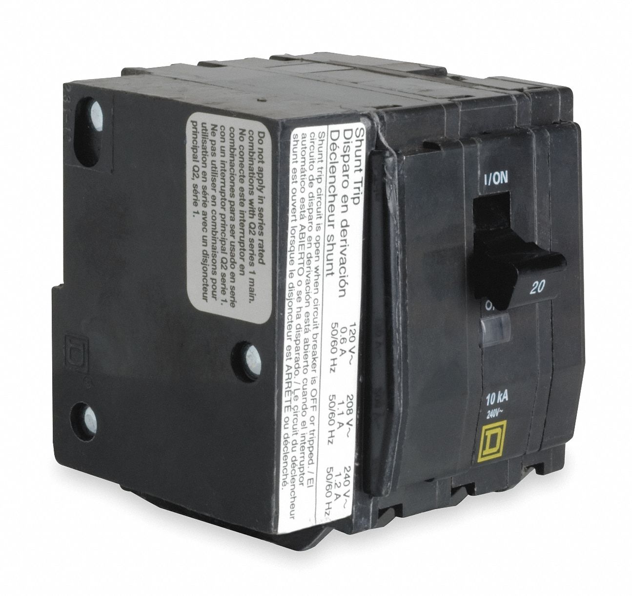 Circuit Breaker, Plug-In, 3 Pole, 70A