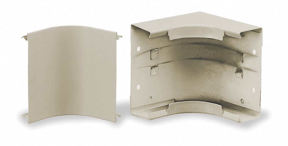 Raceway Internal Elbow, Metallic, Ivory