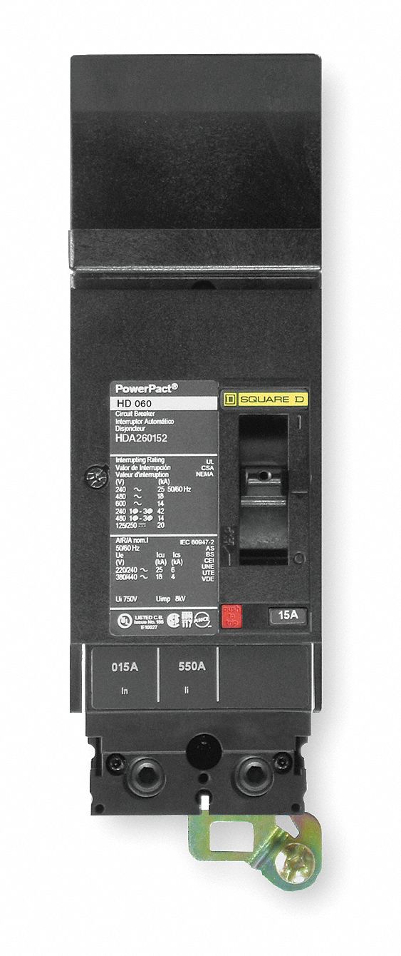 Circuit Breaker, Plug In, HG, 2Pole, 50A
