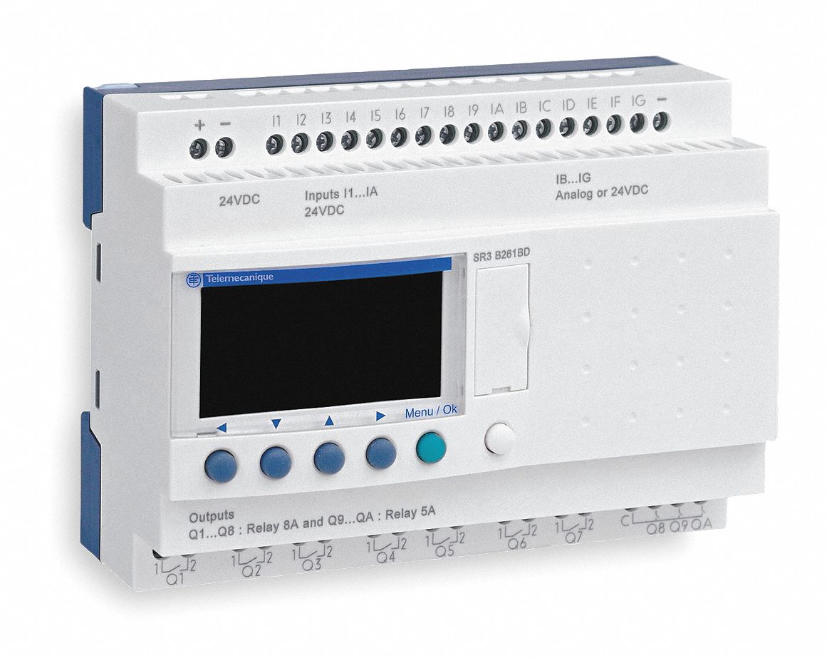 Logic Relay, 24VDC, With Display