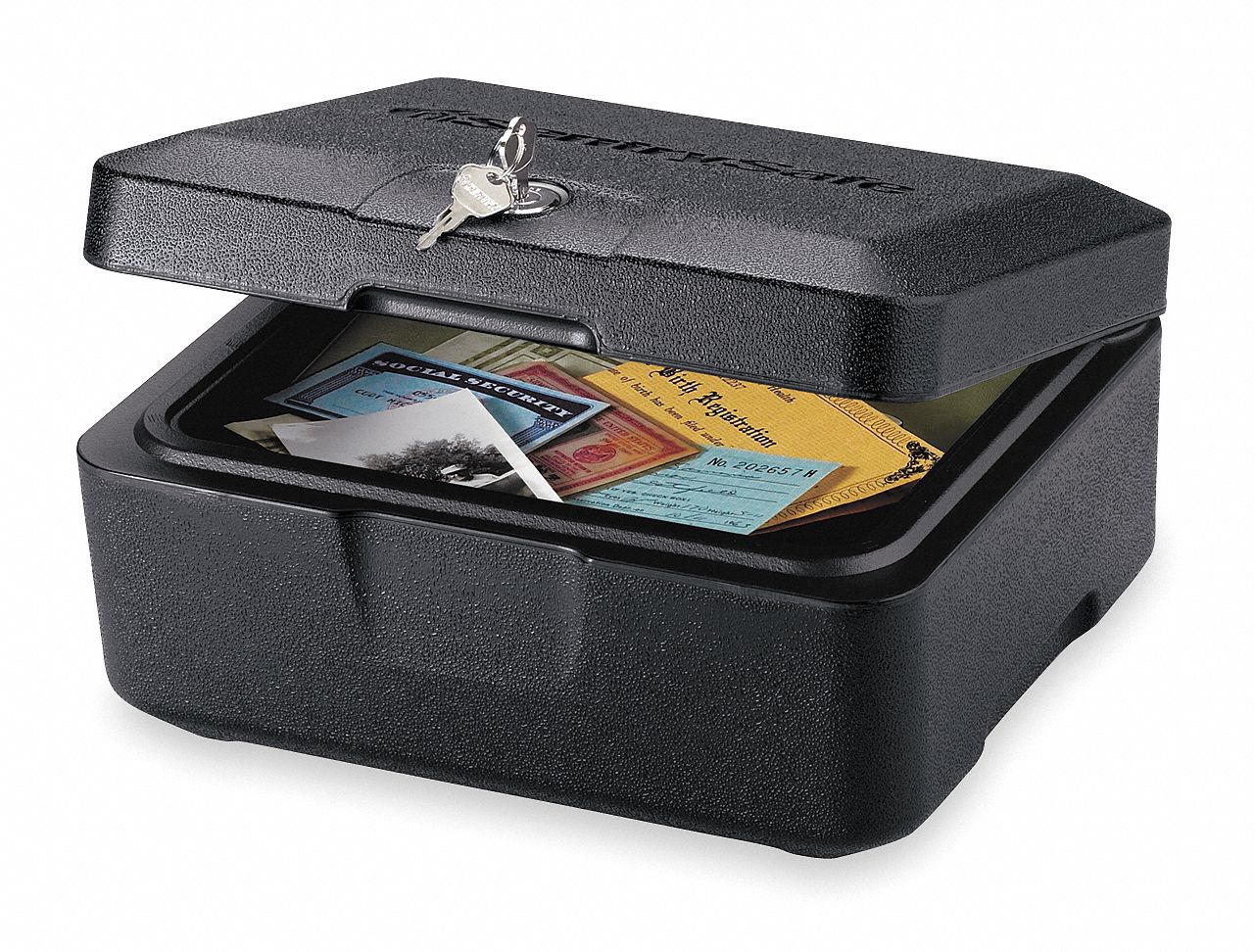 Fire-Safe Box, 0.15 Cu-Ft