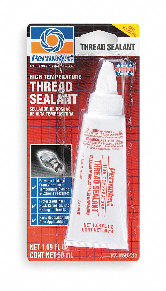 Thread Sealant, 50ml Tube, White
