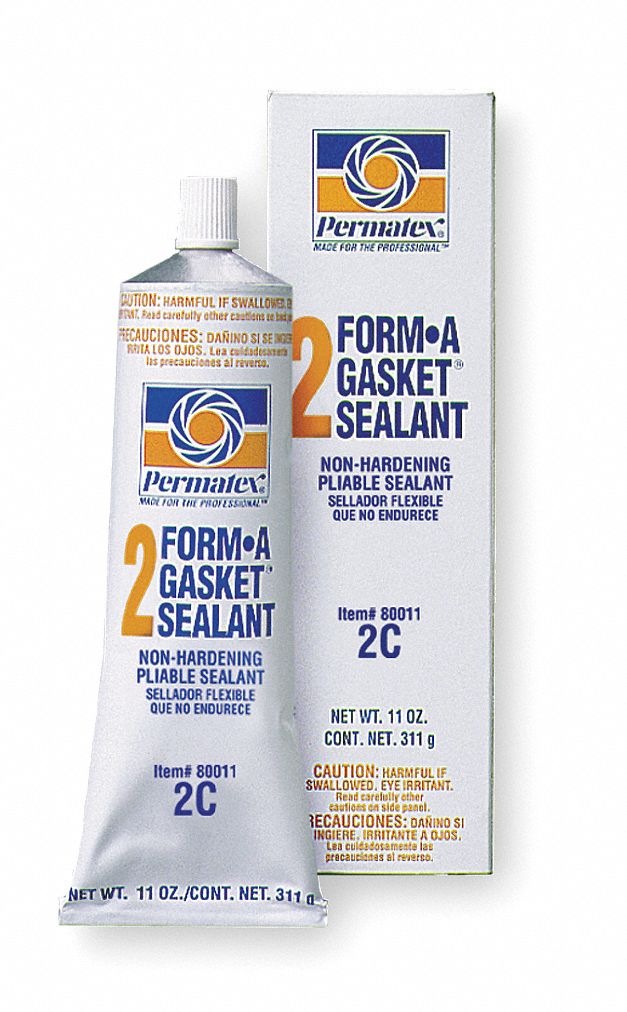 Gasket Sealant, 11 Oz Tube, Black