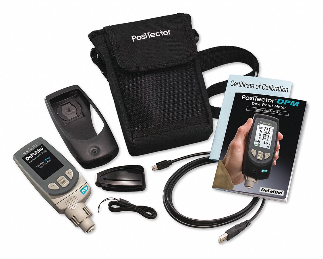 Dew Point Meter, 0 to 100% Rel Hum Rnge
