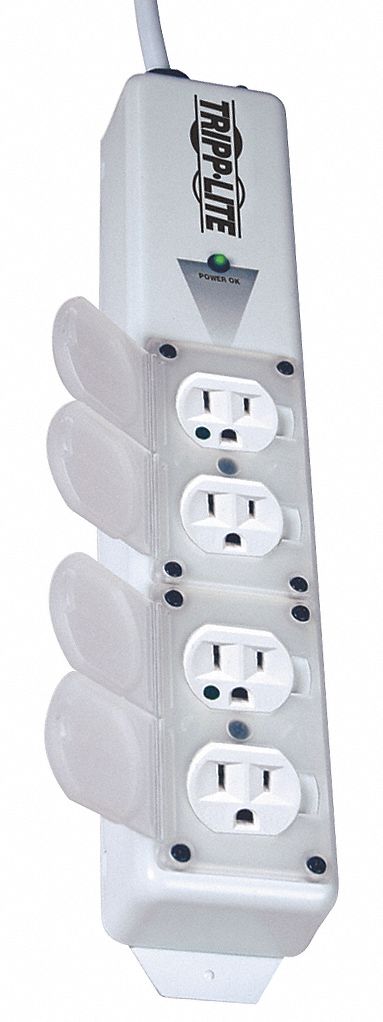 Power Strip, Hospital Grade, 4 Outlets