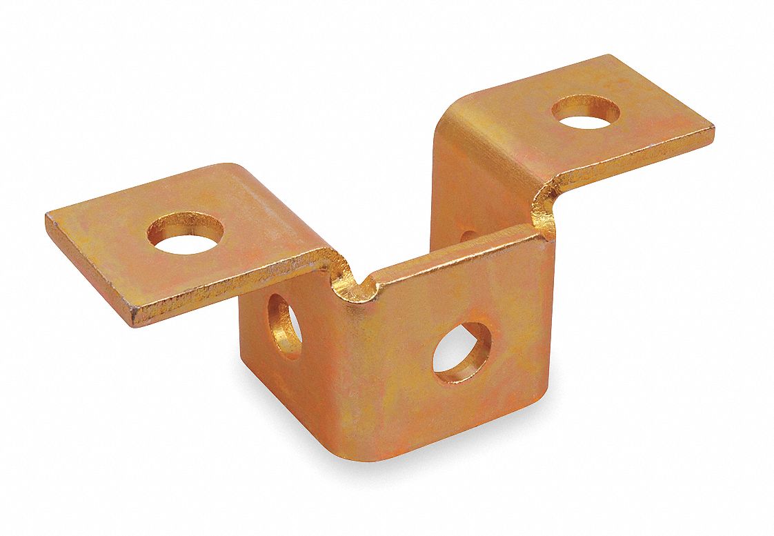 Wing Fitting, 180 Deg, 2 Tabs, Gold
